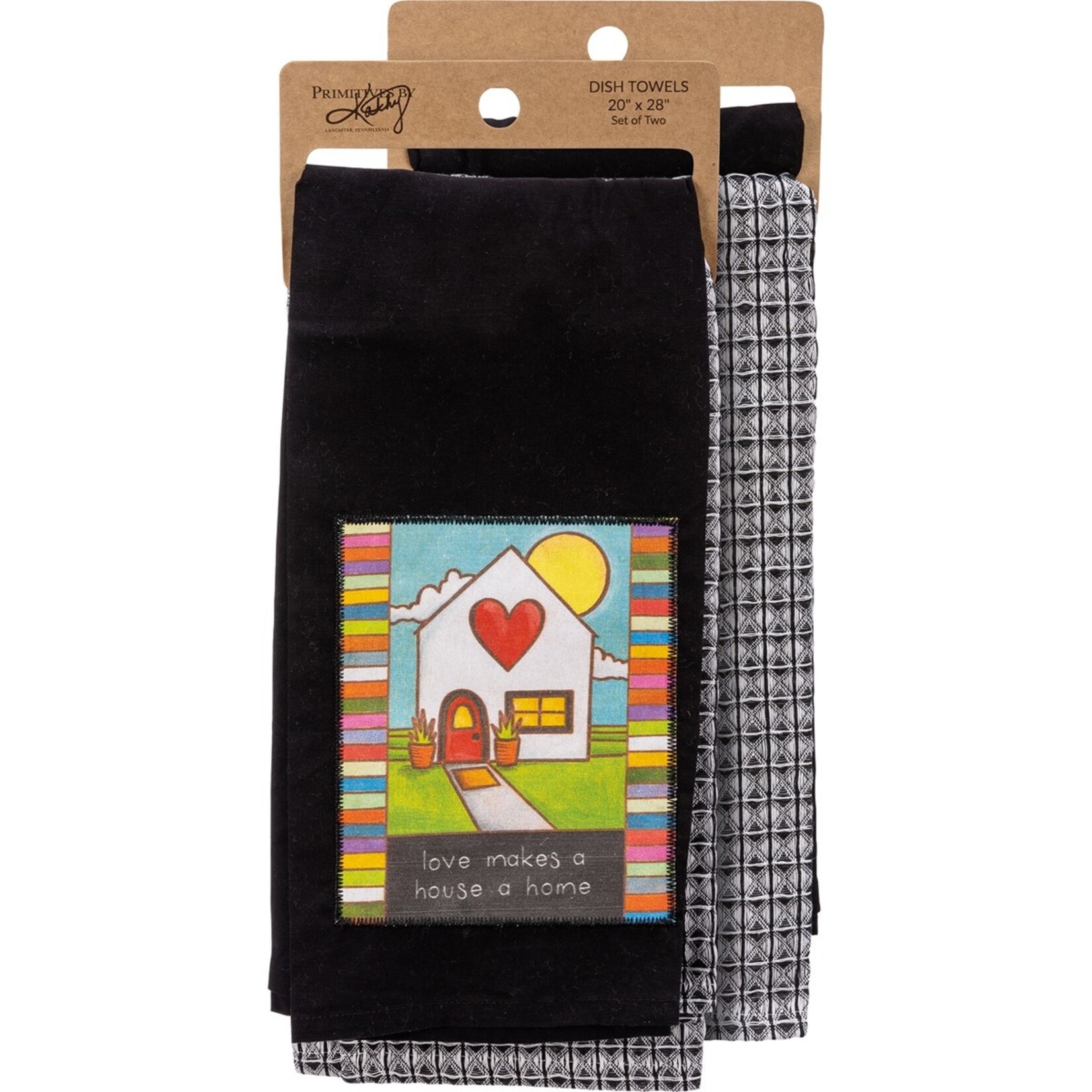 Primitives by Kathy Primitives by Kathy Love Makes A House A Home Towel Set