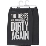 Primitives by Kathy The Dishes Looking Dirty Again Kitchen Towel