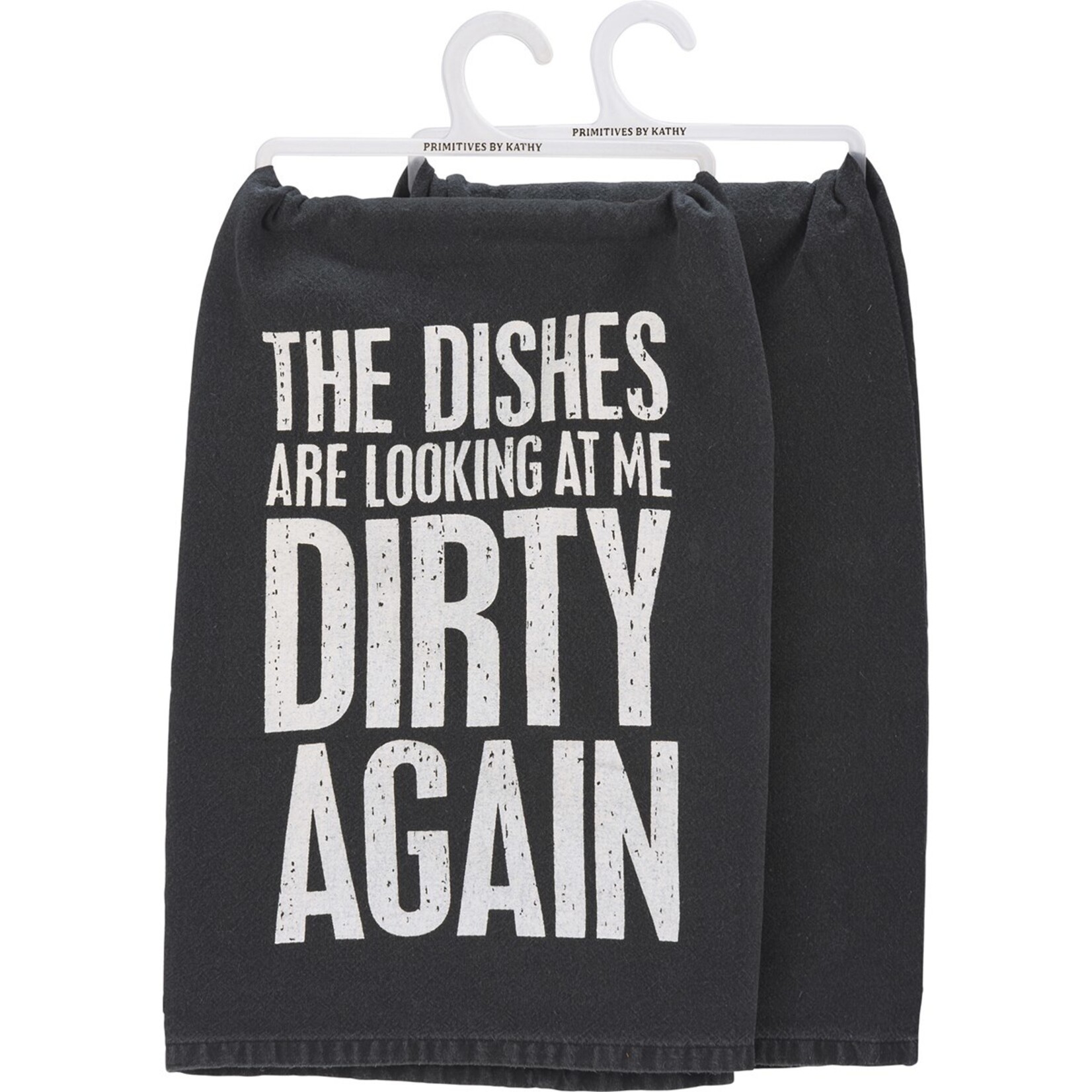 Primitives by Kathy Primitives by Kathy The Dishes Looking Dirty Again Kitchen Towel