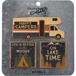 Primitives by Kathy Magnet Set - Happy Campers