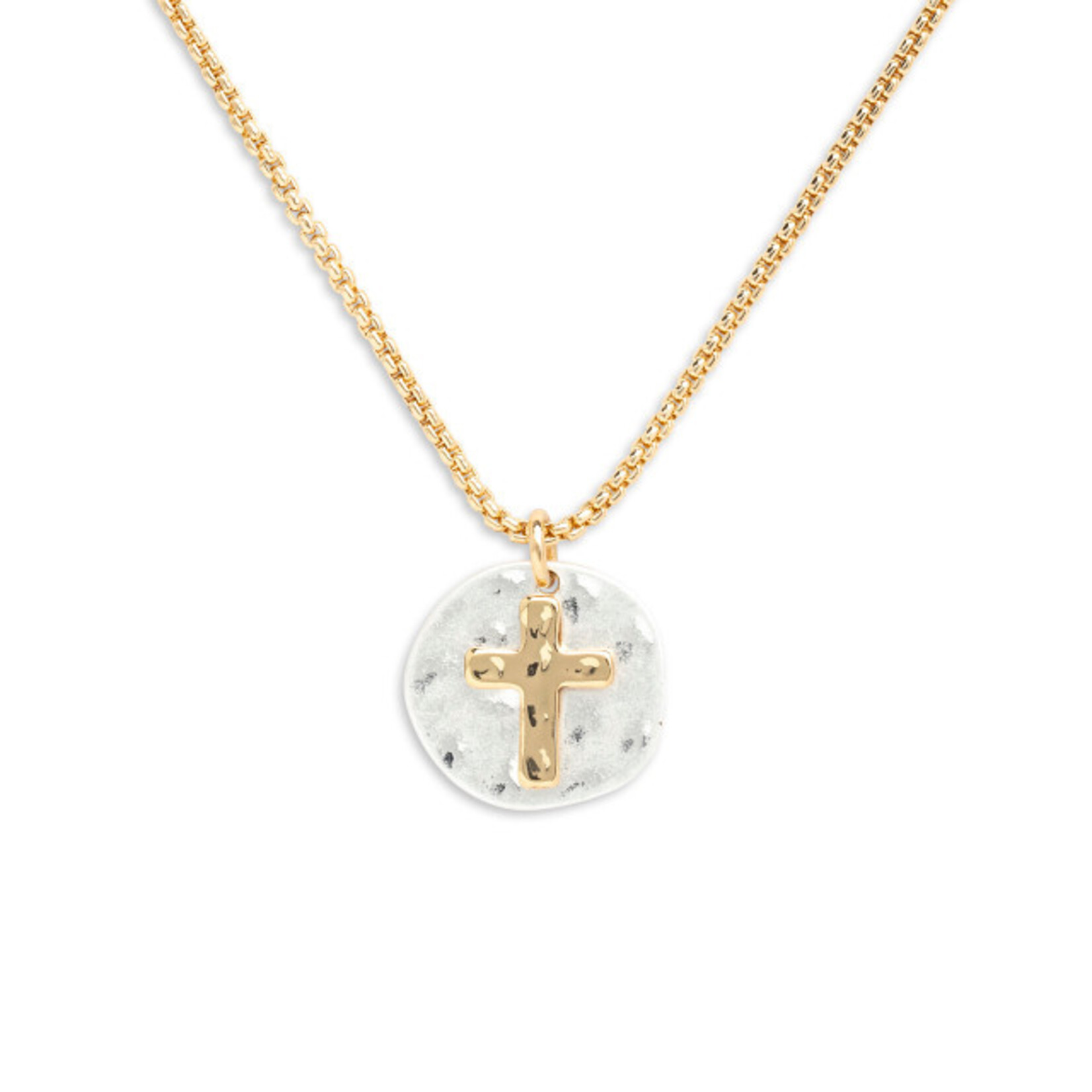 Demdaco Demdaco- Beaded Prayer Necklace - Champagne