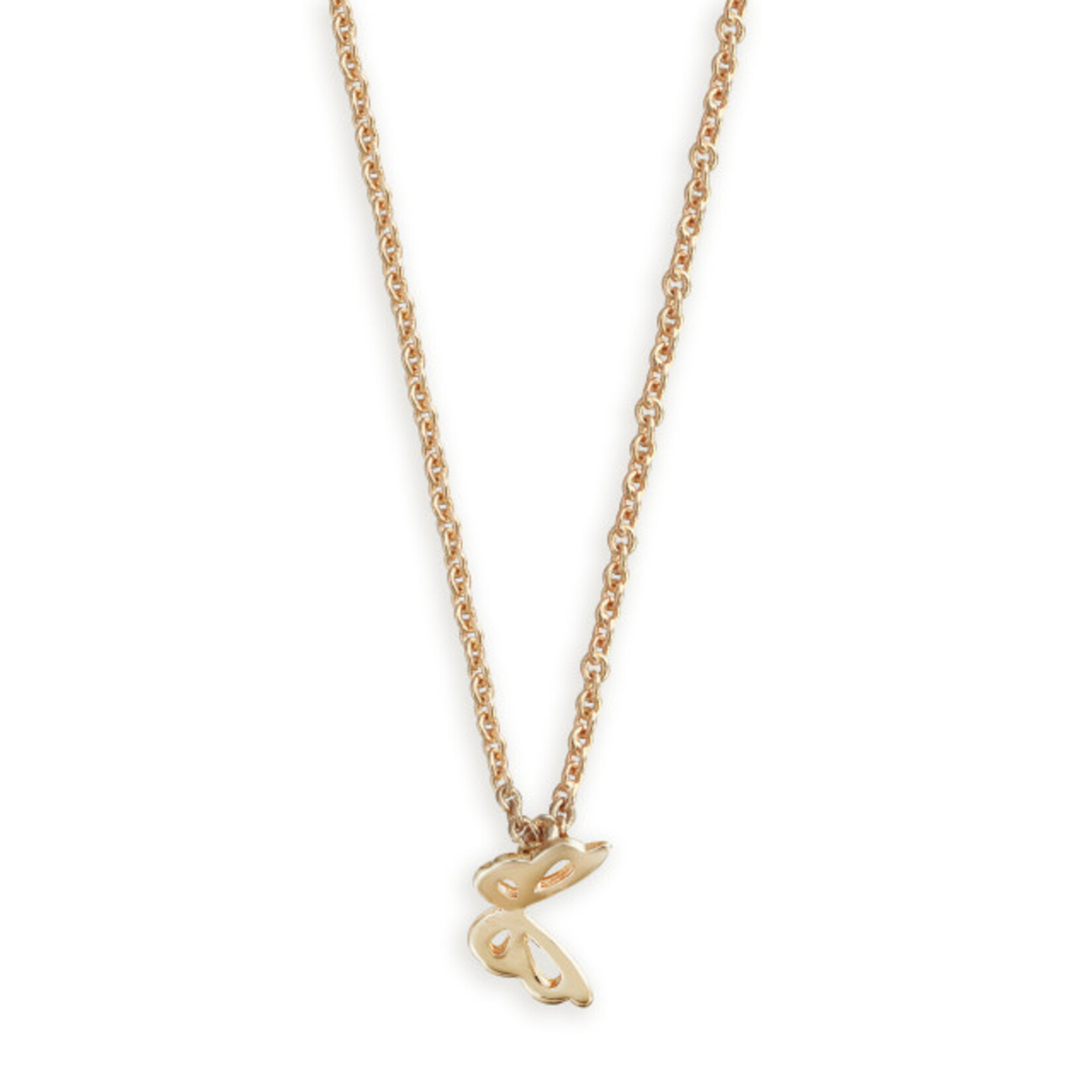 Demdaco Simply Believe Necklace with Gold Butterfly Pendant