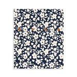 Demdaco Navy Floral Infinity Loop Towel