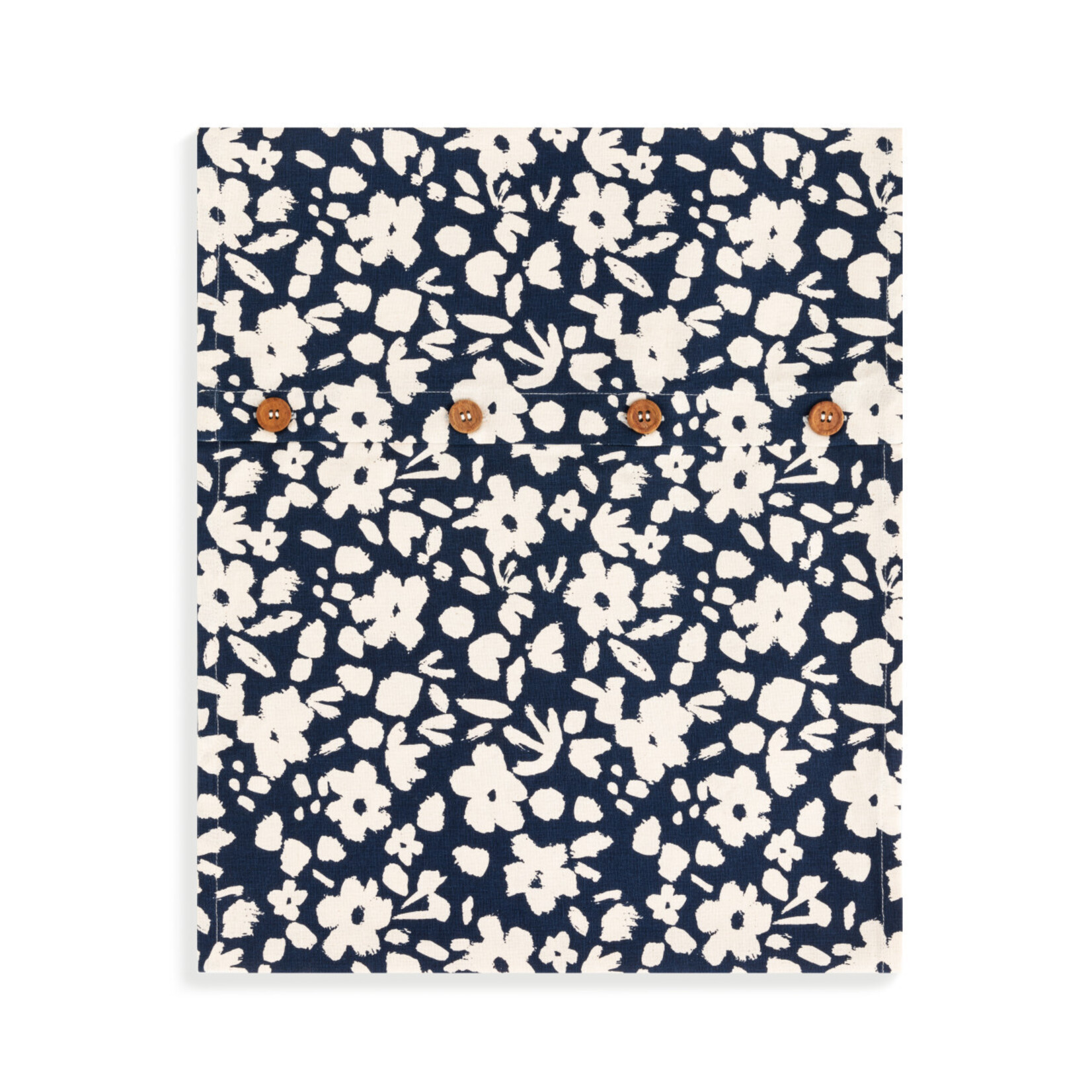Demdaco Demdaco-Navy Floral Infinity Loop Towel
