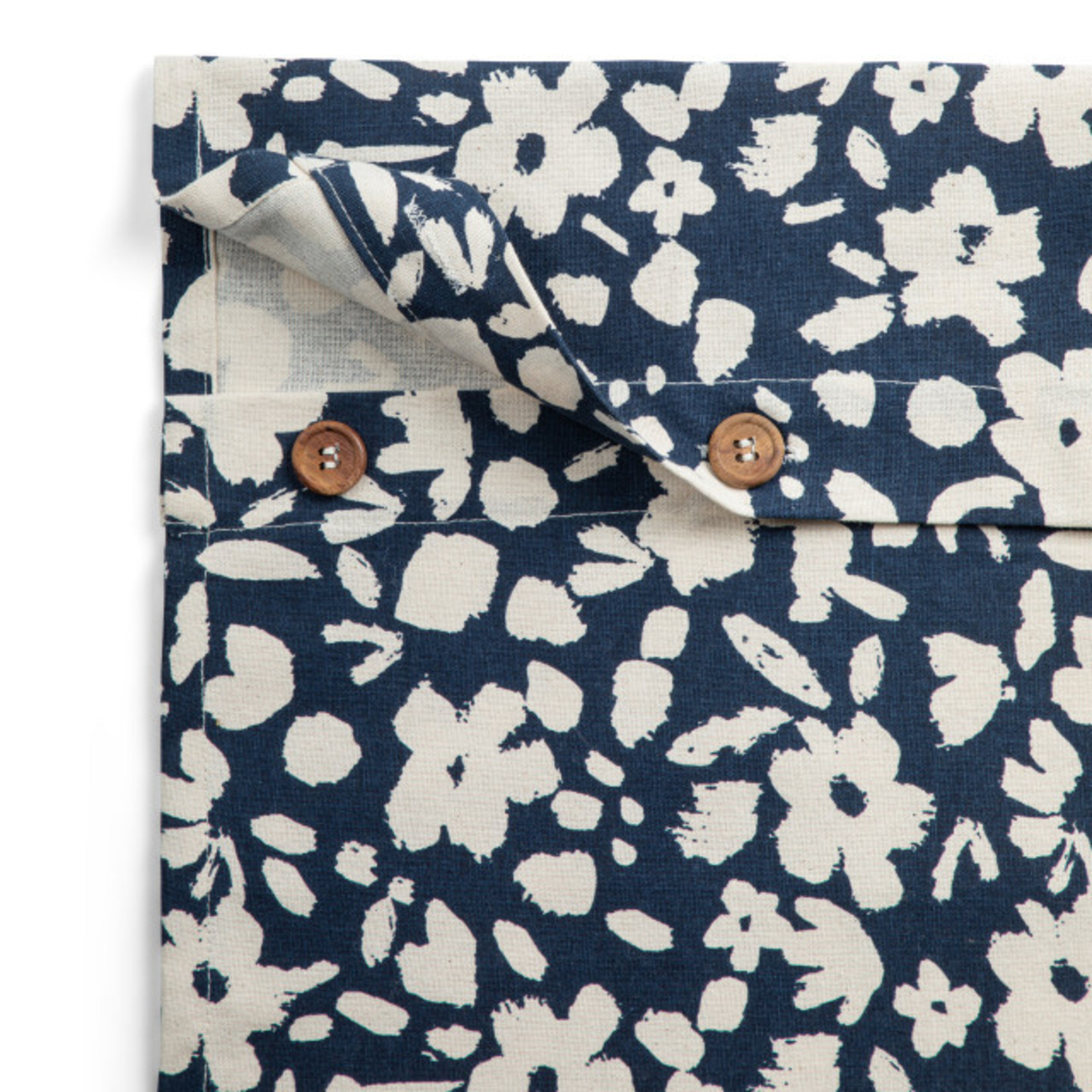 Demdaco Demdaco-Navy Floral Infinity Loop Towel