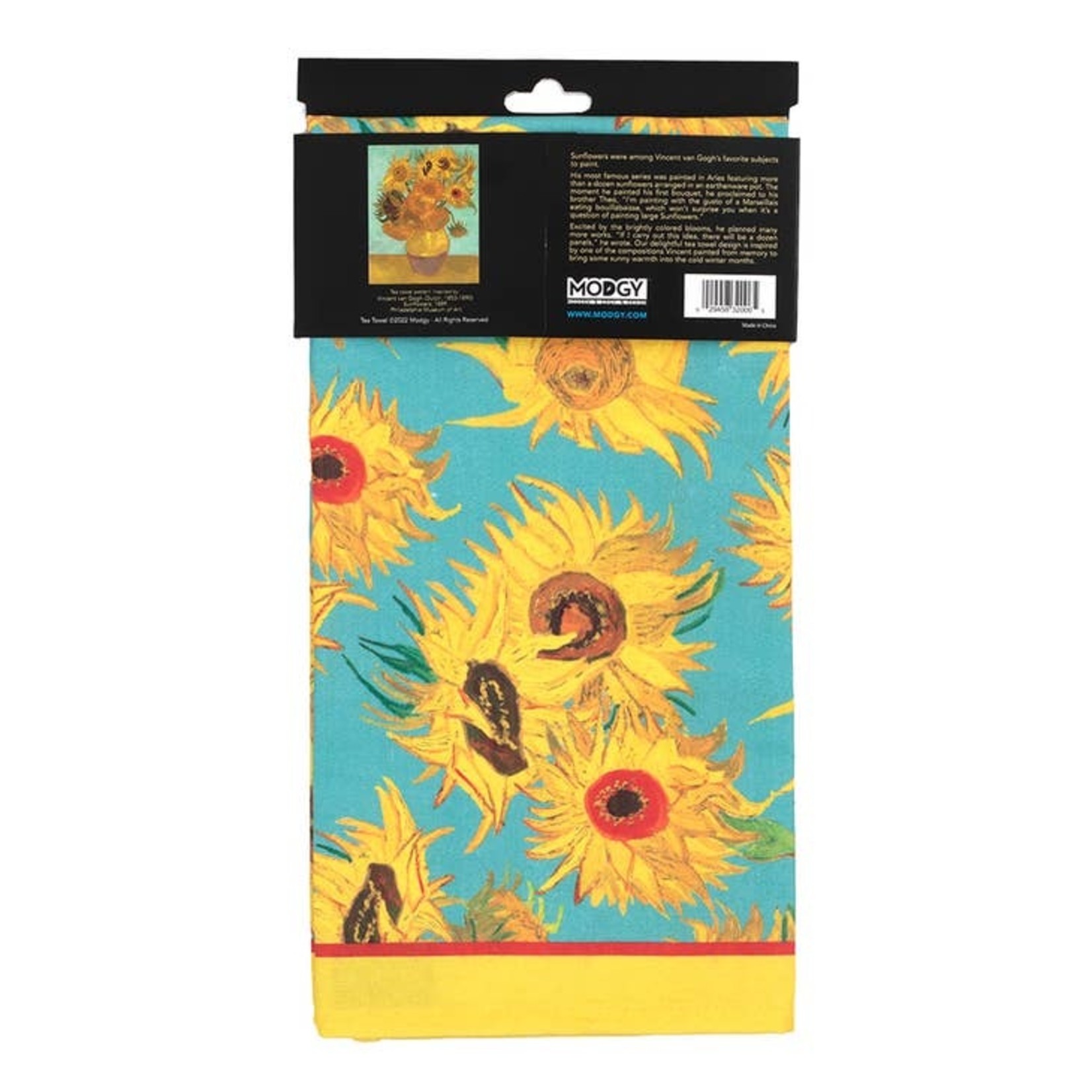 Modgy Vincent van Gogh Sunflowers Modgy Tea Towel
