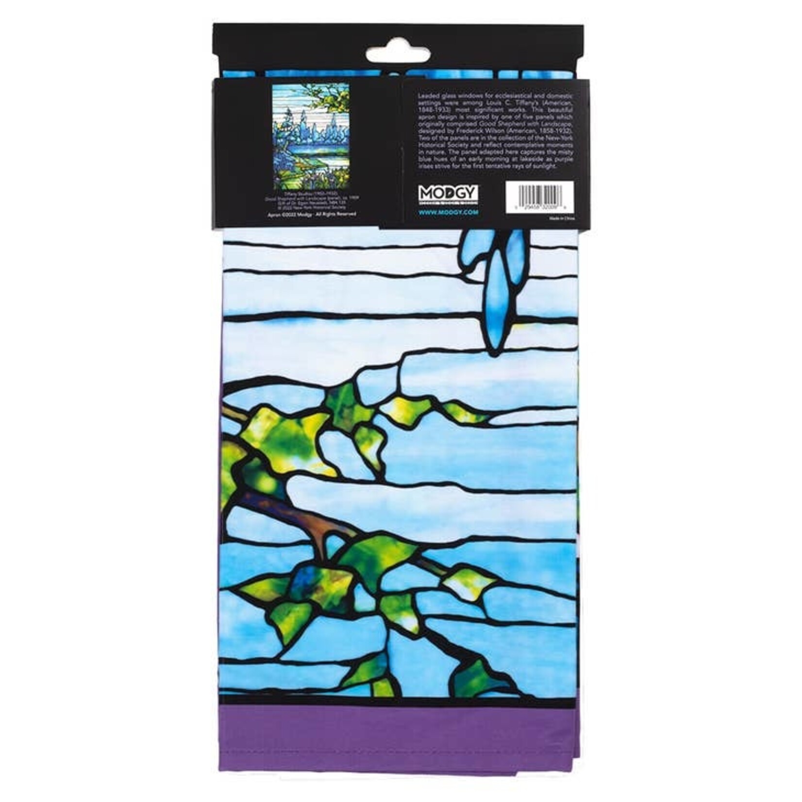 Modgy Louis C. Tiffany Iris Landscape Modgy Tea Towel