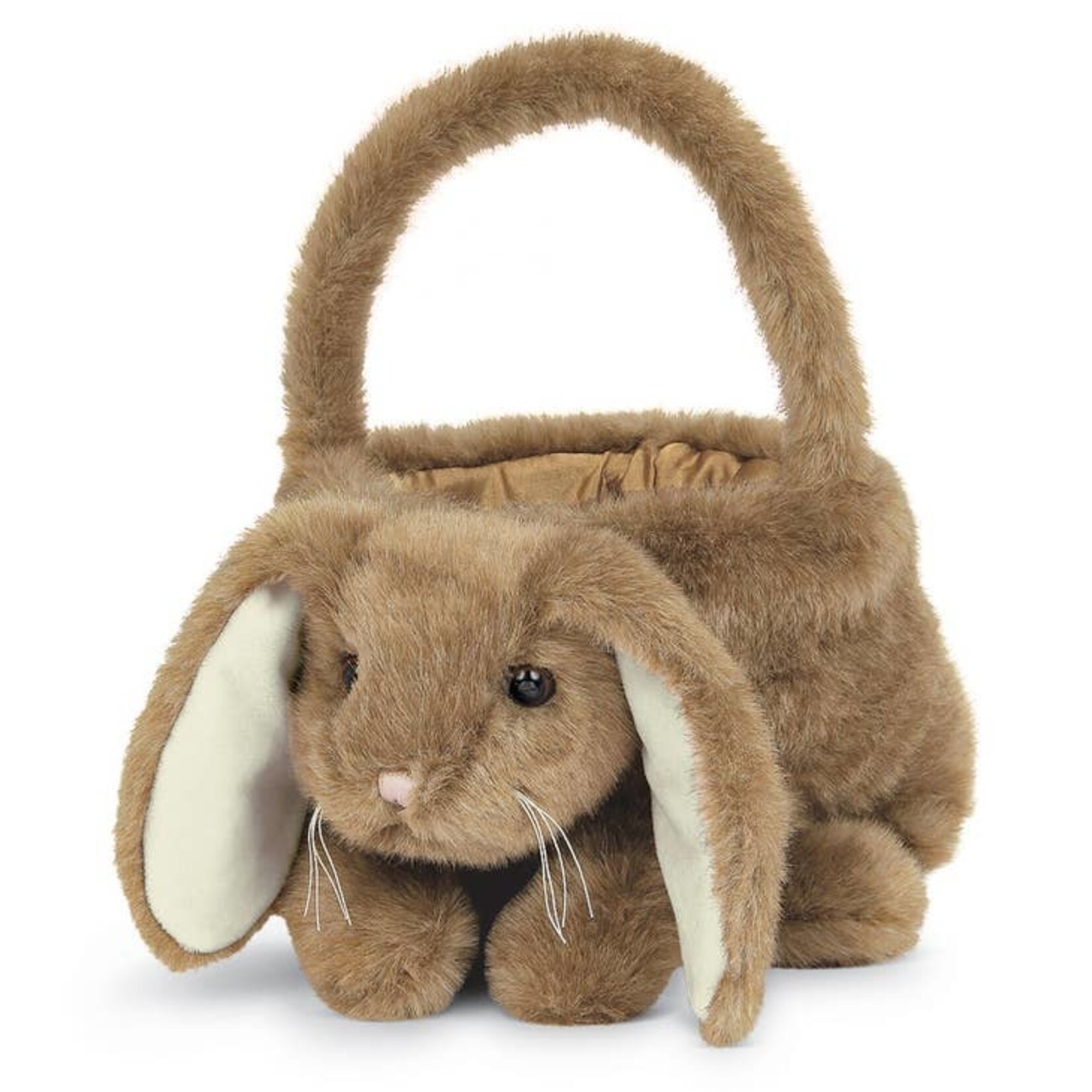Bearington Bear Brown Plush Bunny Basket