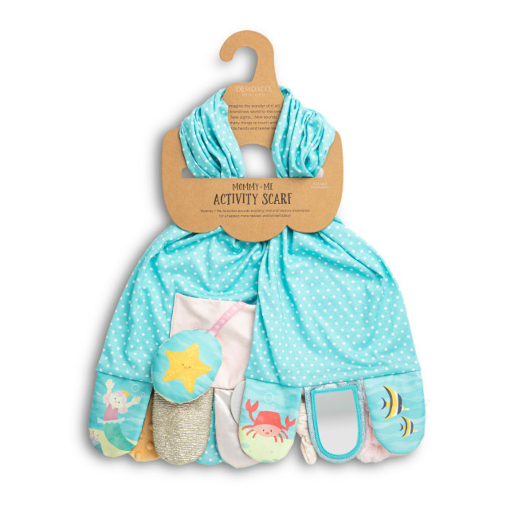 Demdaco Mommy & Me Activity Scarf - Mermaid