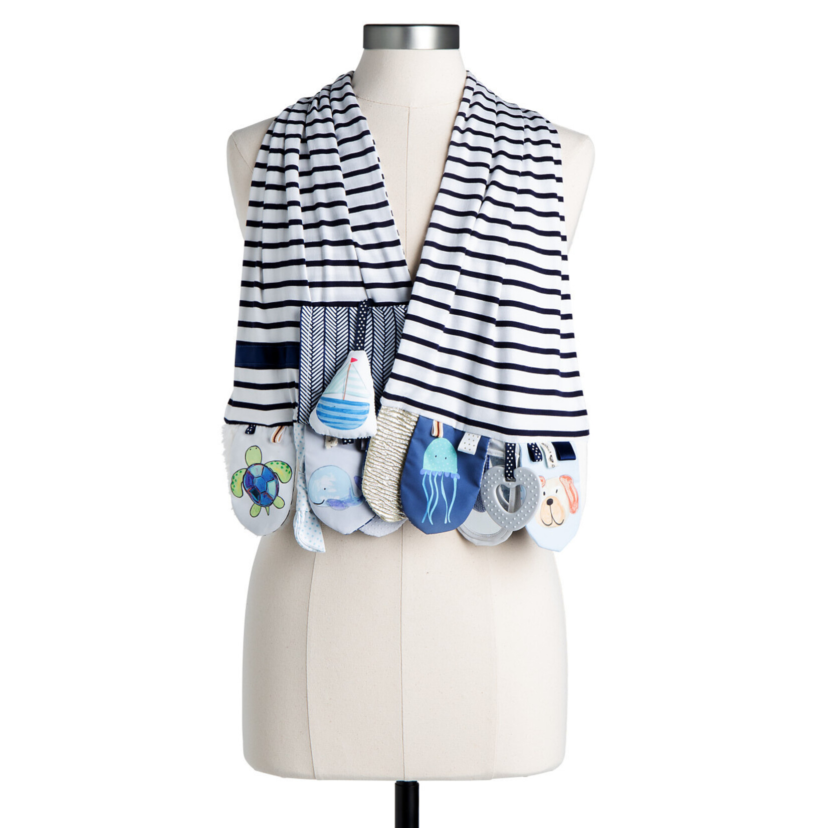 Demdaco Mommy & Me Activity Scarf - Blue