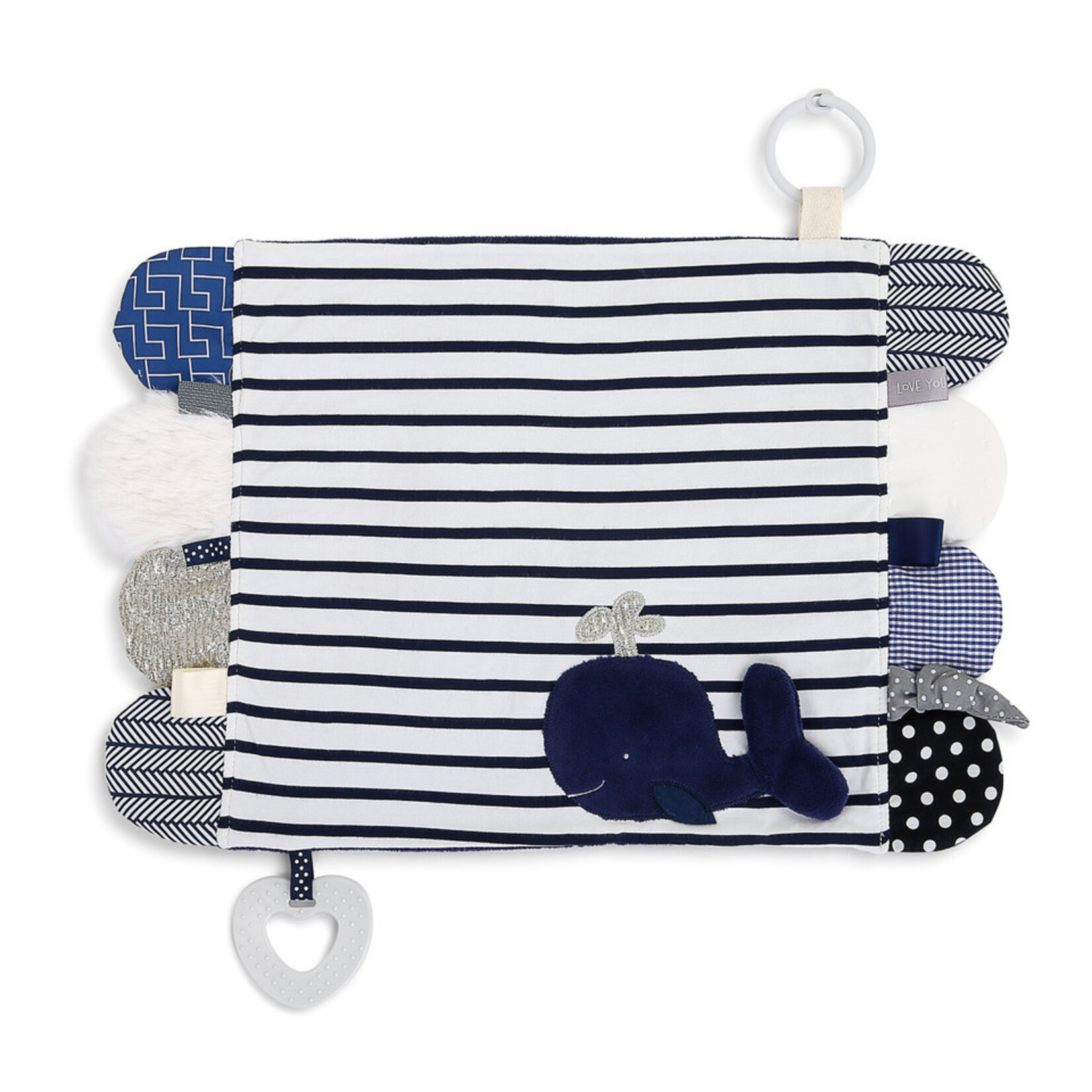 Demdaco Demdaco Mommy & Me Activity Blankie - Whale