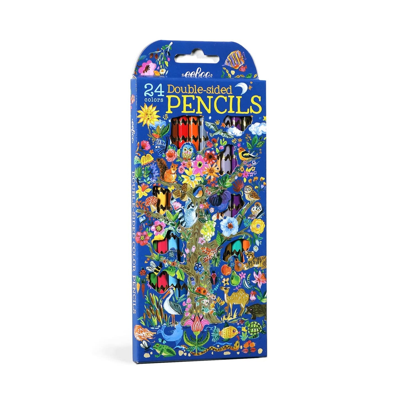 Eeboo Tree of Life 12 Double-Sided Pencils