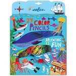 Eeboo Sea Colored Pencils 24 Pack