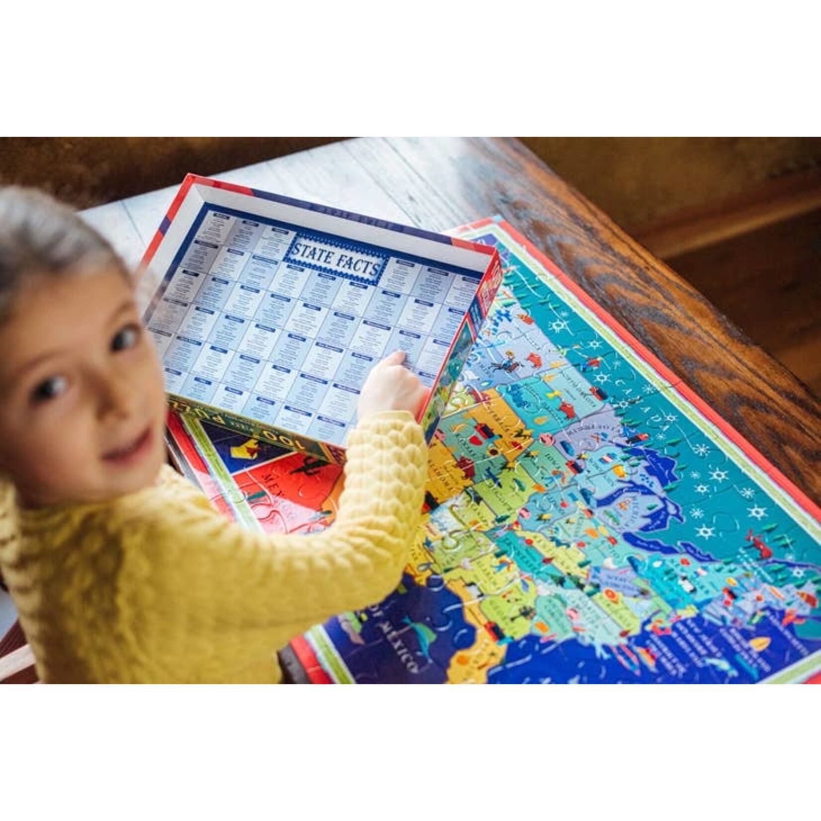 Eeboo Eeboo-This Land is Your Land 100 Piece Puzzle