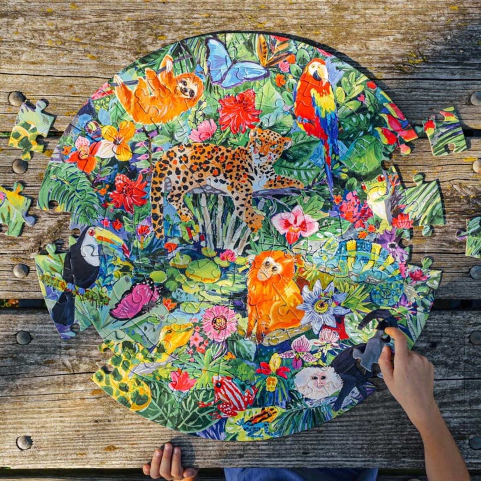 Eeboo Eeboo- Rainforest 100pc Puzzle