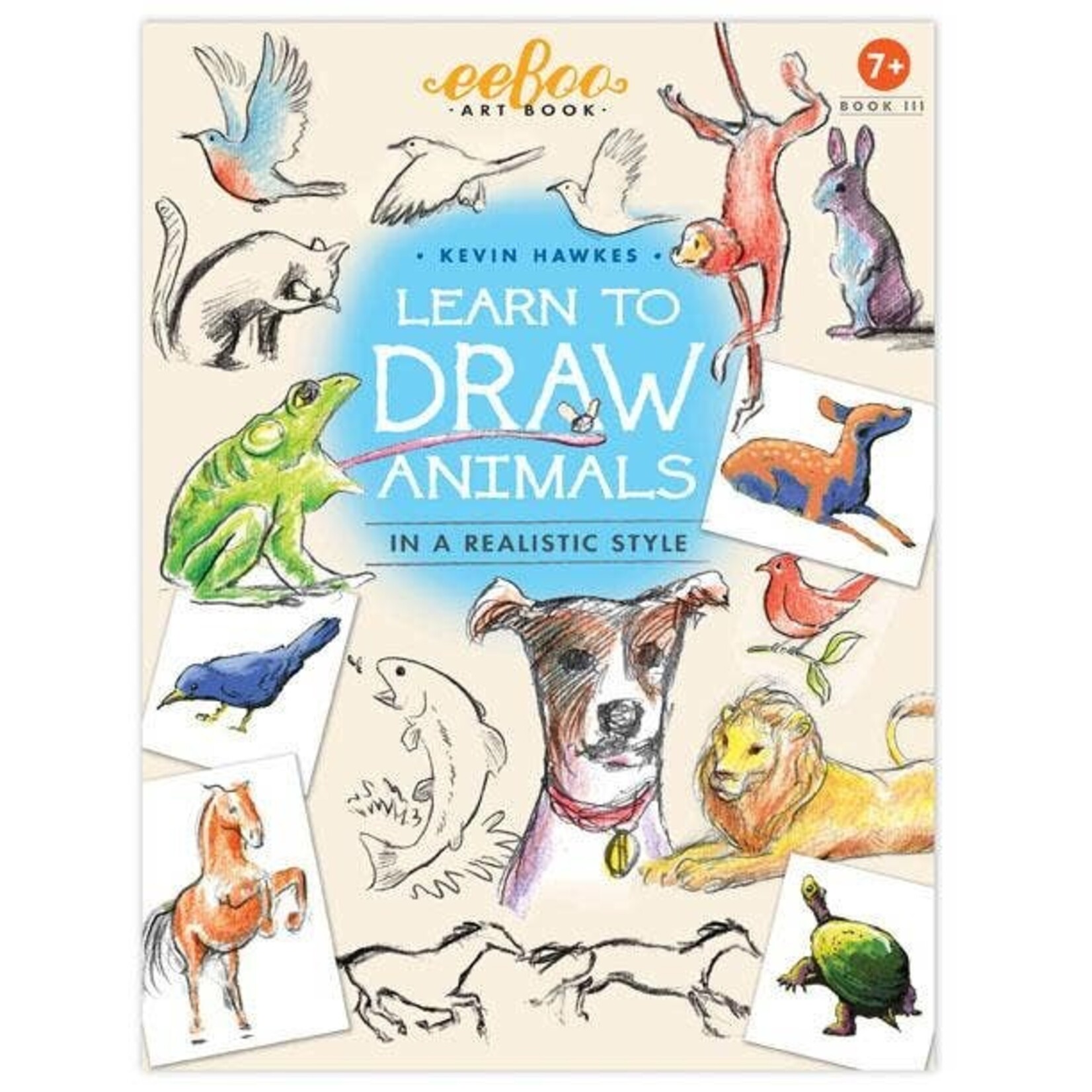 Eeboo Eeeboo-Learn to Draw Animals Art Book