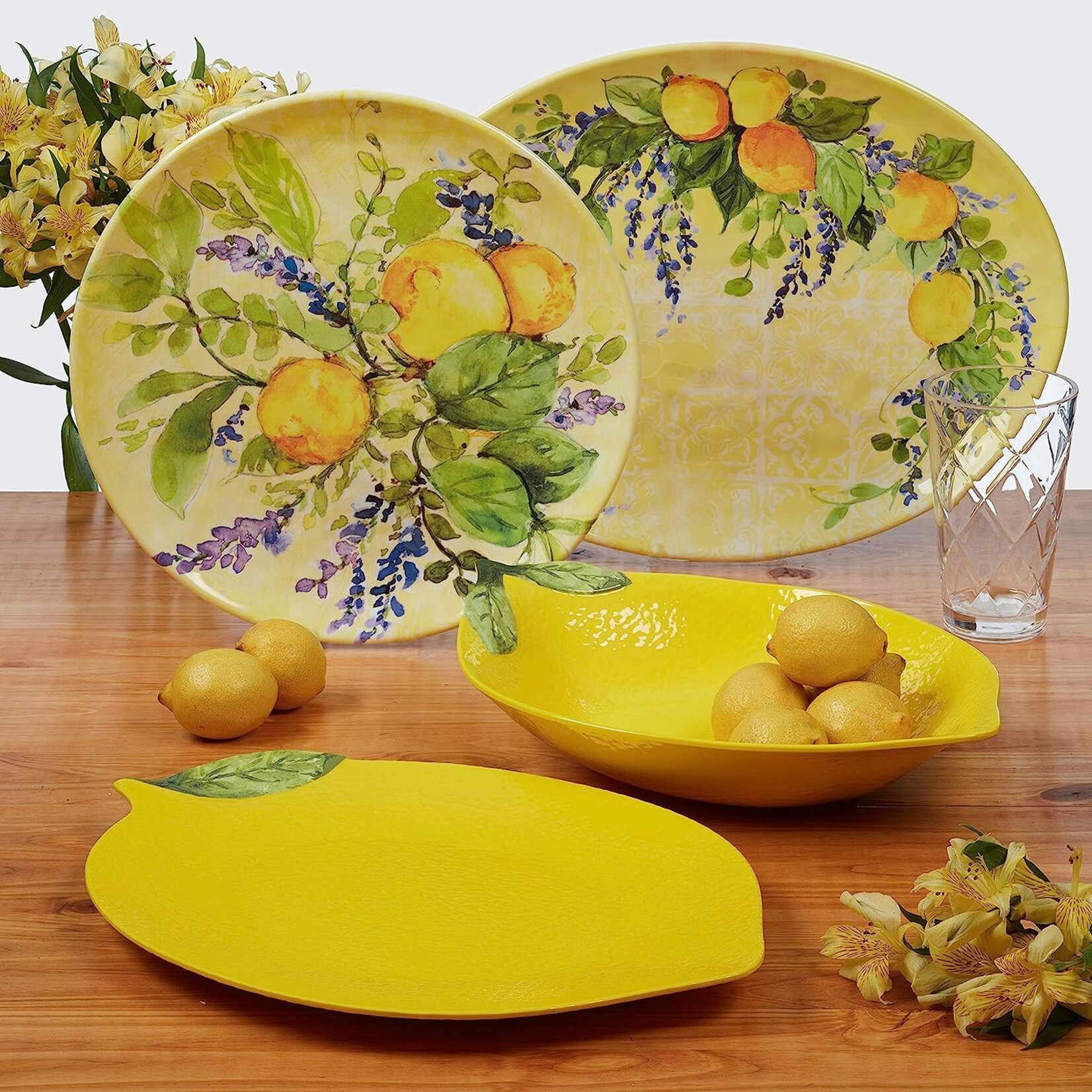 Certified International Certified International- Lemon Oval Platter