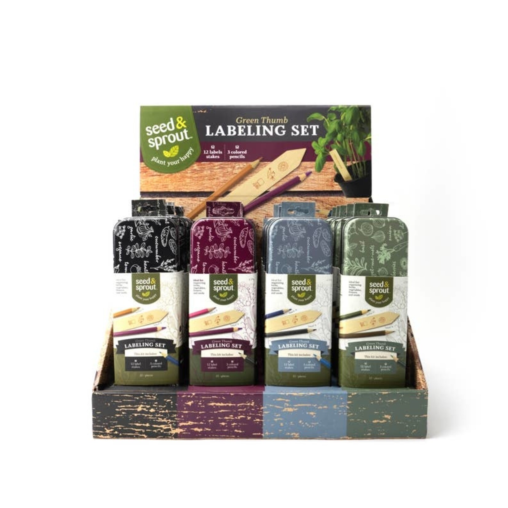 DMerch DM Merchandising-Seed & Sprout Garden Label Set