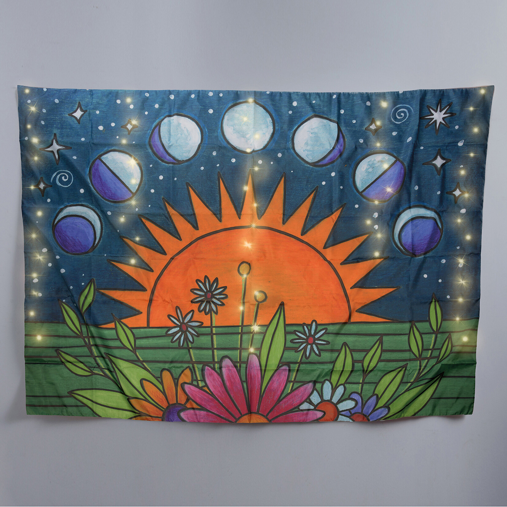 Primitives by Kathy Primitives by Kathy, Moon Phases Lighted Tapestry