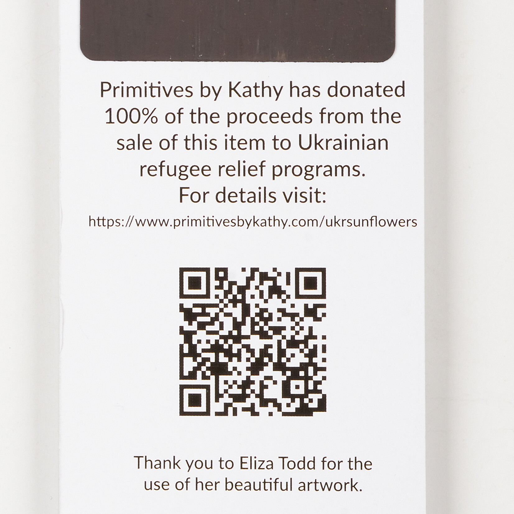 Primitives by Kathy Peace for Ukraine Notepad