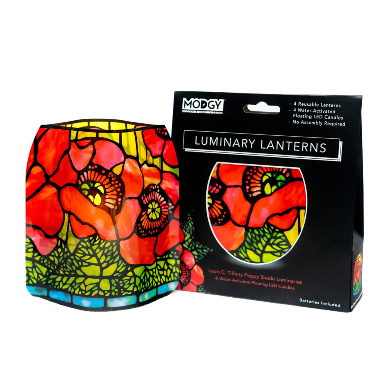 Modgy Louis C. Tiffany Poppy Shade Modgy Lantern