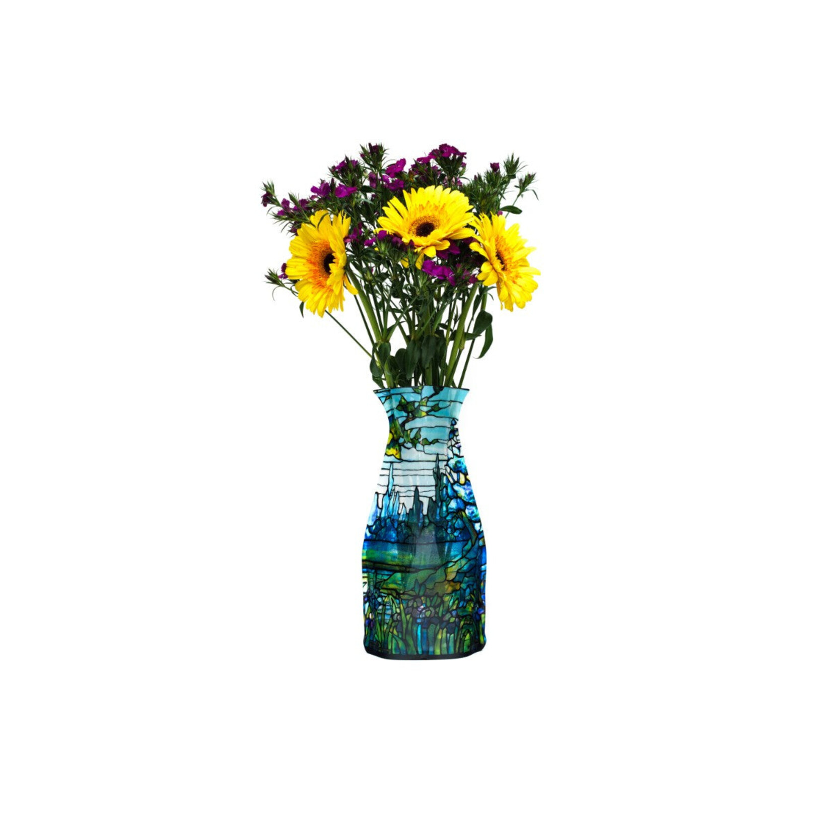 Modgy Louis C. Tiffany Iris Landscape Modgy Vase