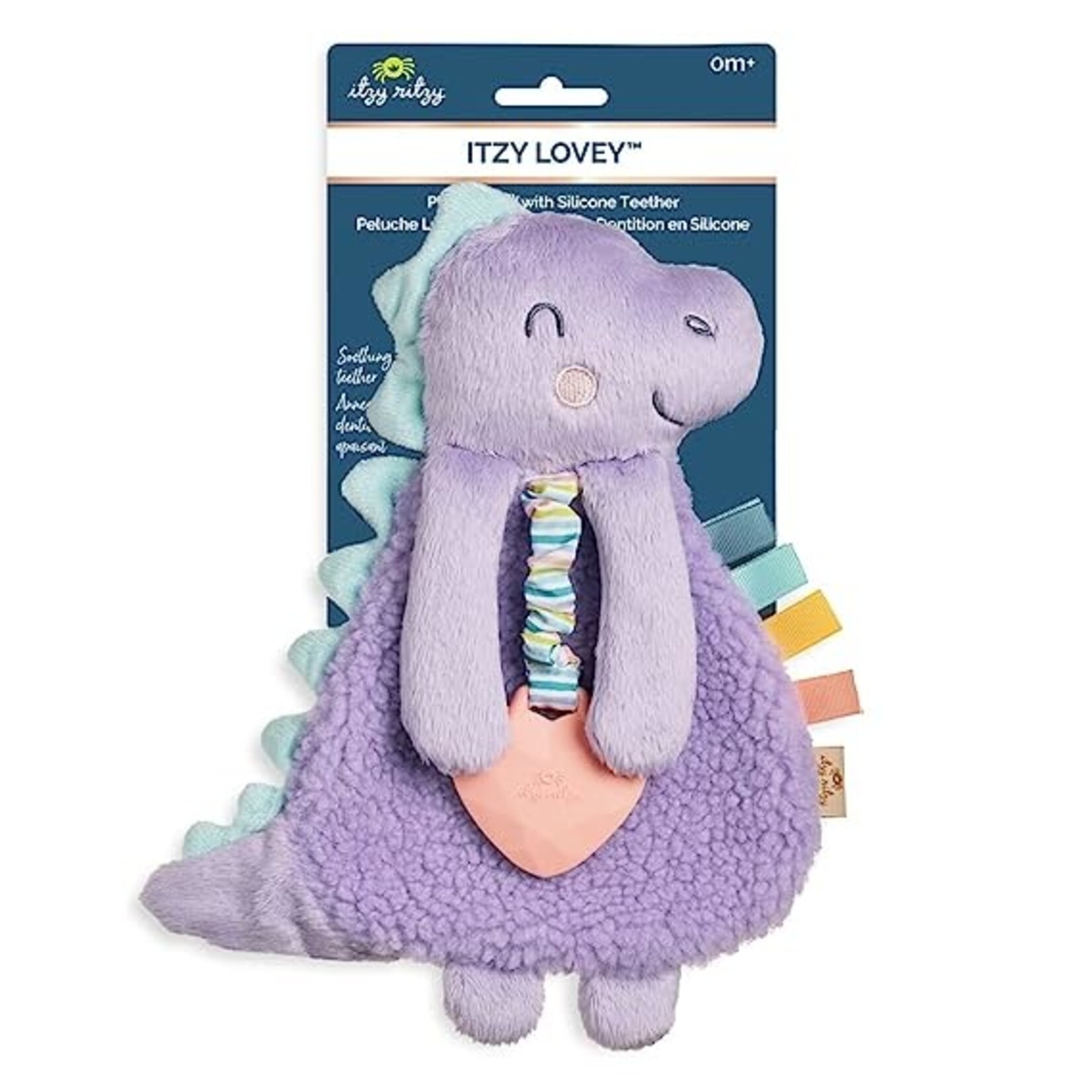 Itzy Ritzy Itzy Ritzy Lovey Plush Teether- Dempsey Dino