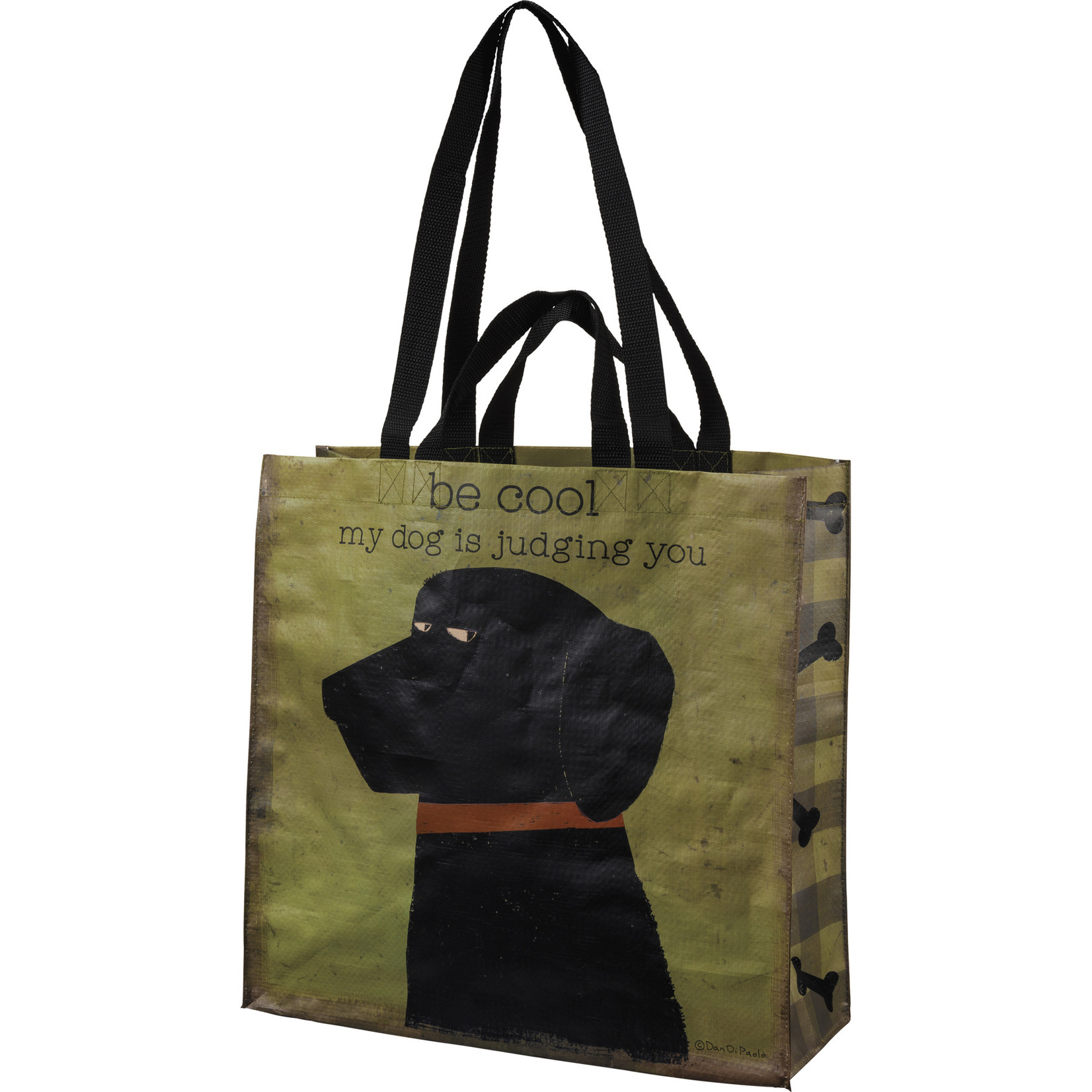 Primitives by Kathy Primitives By Kathy Be Cool My Dog Is Judging You Market Tote