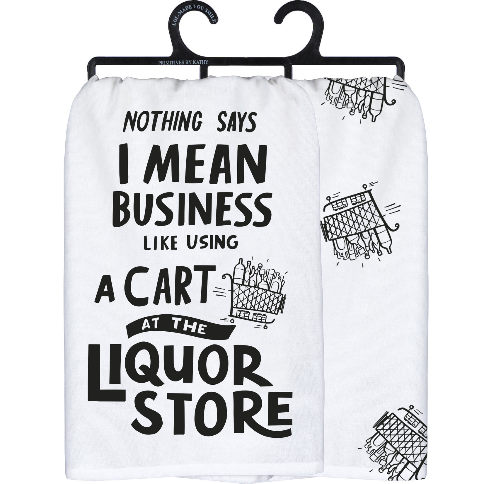 Primitives by Kathy Primitives By Kathy I Mean Business Kitchen Towel