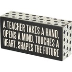 Primitives by Kathy A Teacher Box Sign