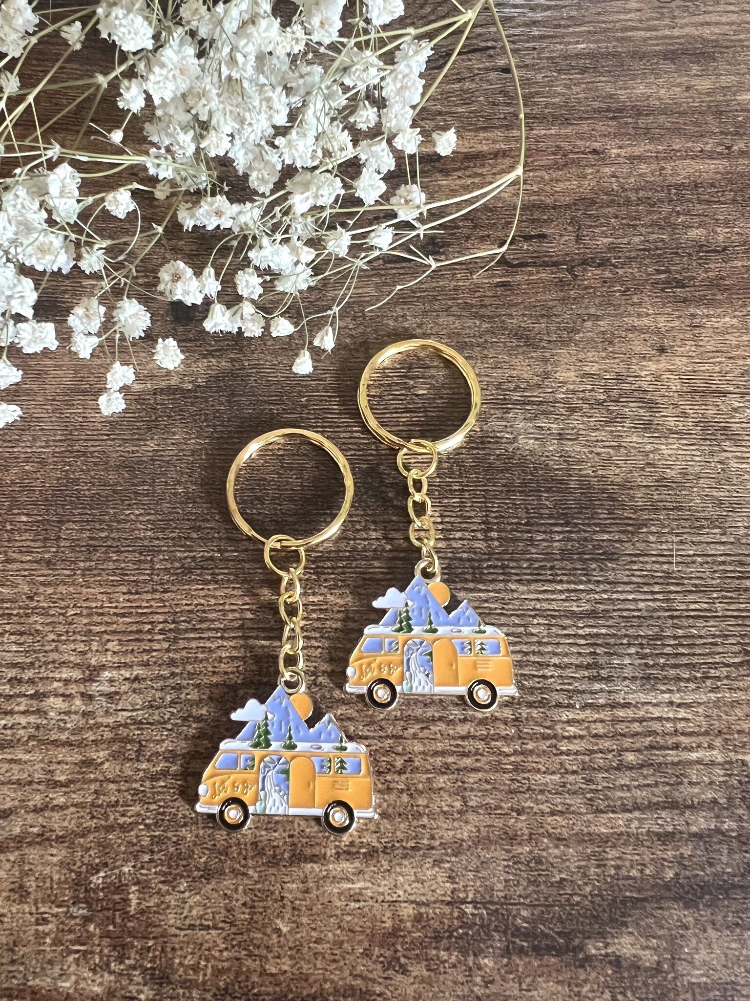 Valley Menagerie Camper Van Keychain Two & A Half Sisters
