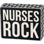 Primitives by Kathy Nurses Rock Box Sign