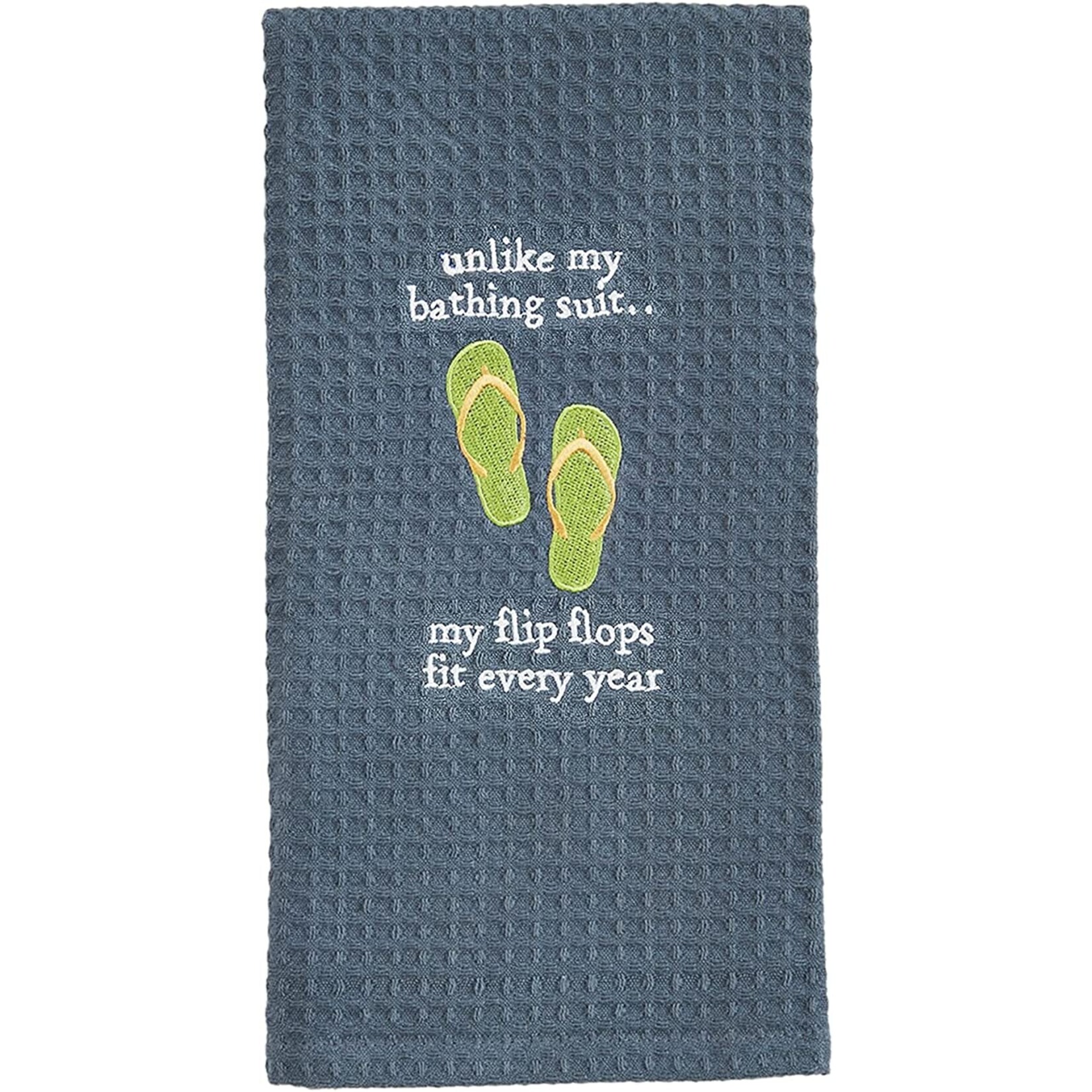 Mudpie Mudpie Unlike My Bathing Suit Waffle Towel