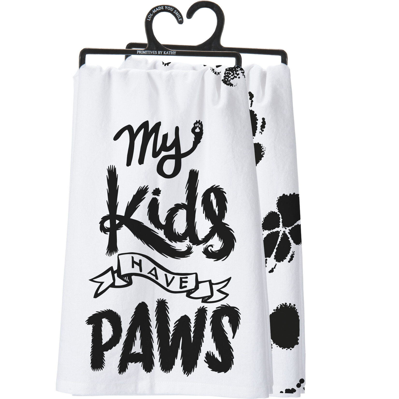 Primitives by Kathy Primitives by Kathy My Kids Have Paws Kitchen Towel