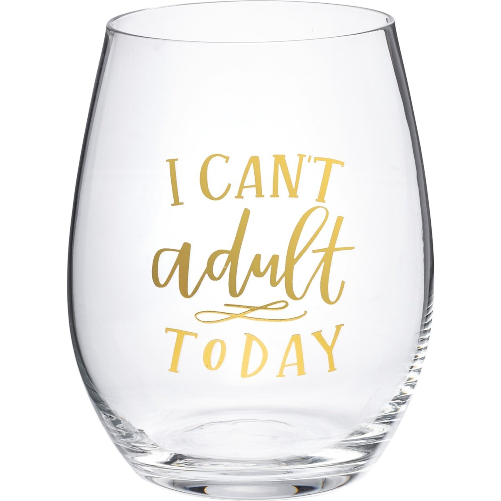 Primitives by Kathy Primitives by Kathy Wine Glass- I Can't Adult Today