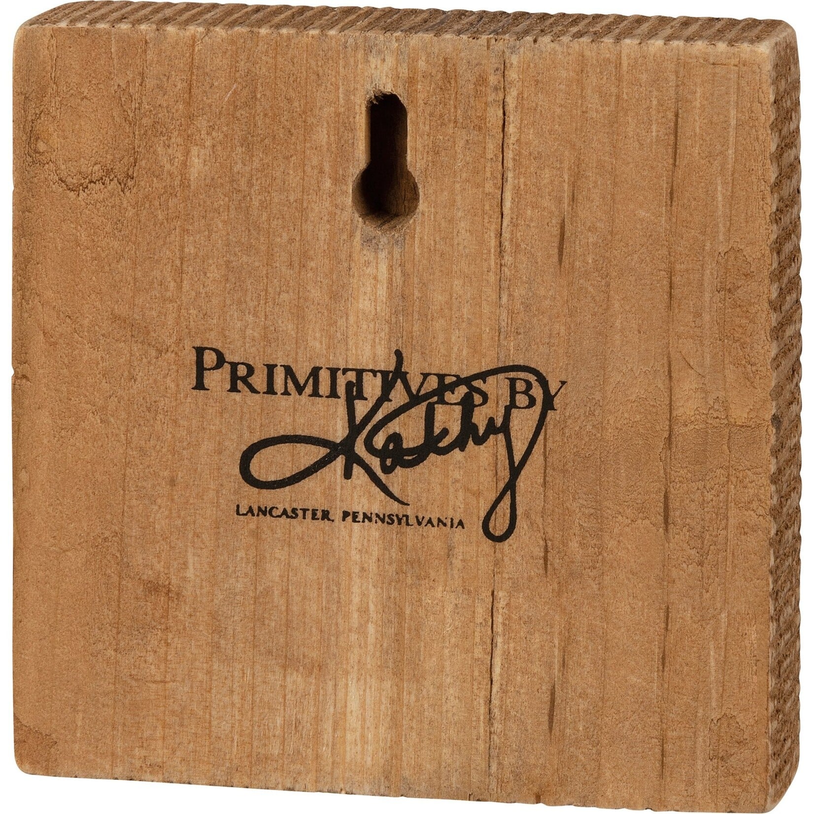 Primitives by Kathy Primitives by Kathy Green Pumpkin Block Sign
