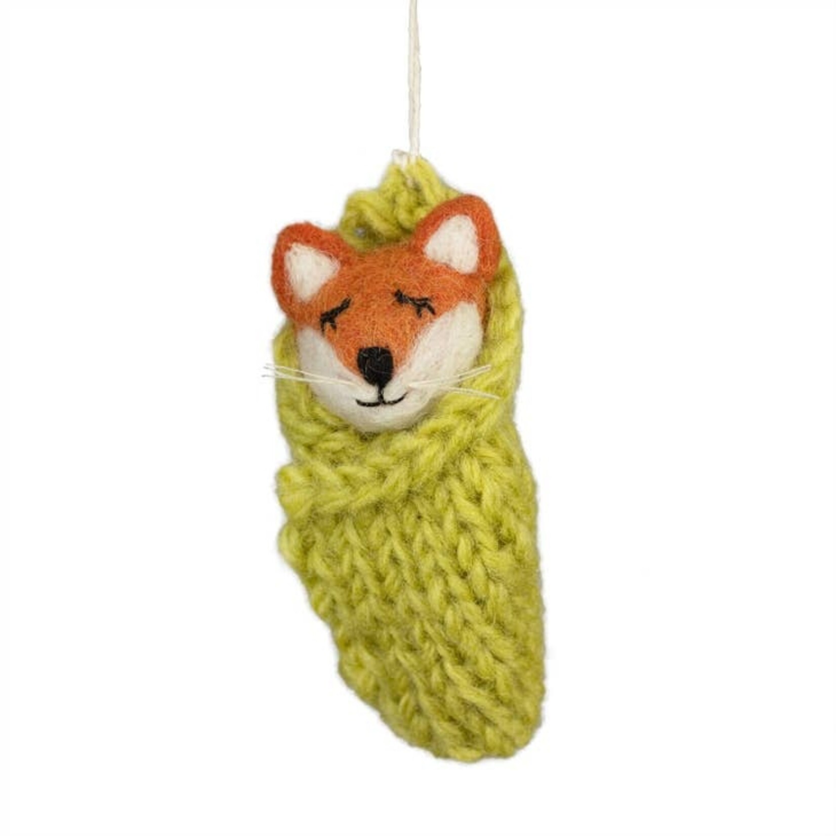 DZI dZi Handmade Cozy Fox Ornament