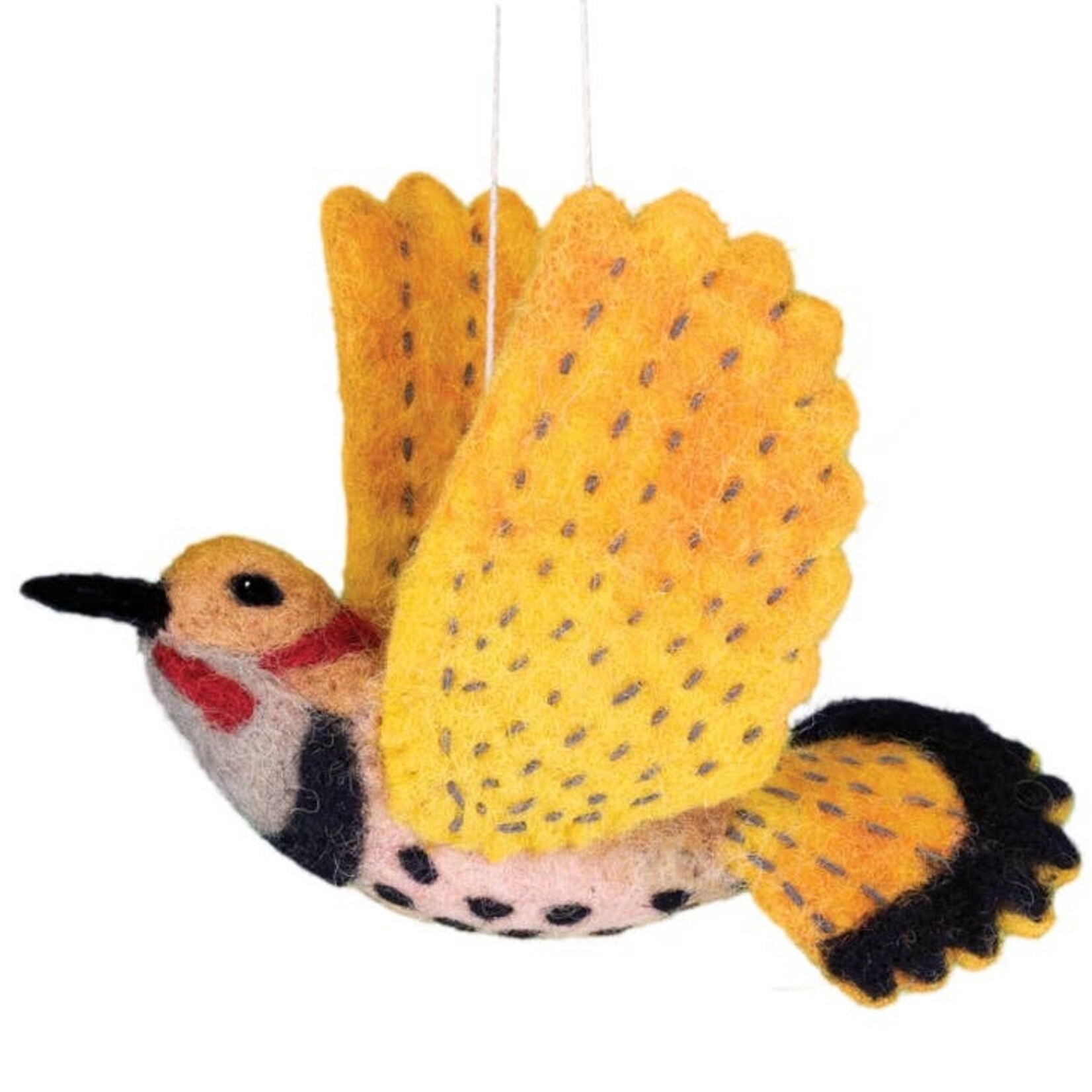 DZI dZi Handmade Northern Flicker Bird Ornament