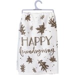 Primitives by Kathy Kitchen Towel Happy Friendsgiving