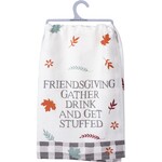 Primitives by Kathy Friendsgiving Gather Get Stuffed Kitchen Towel