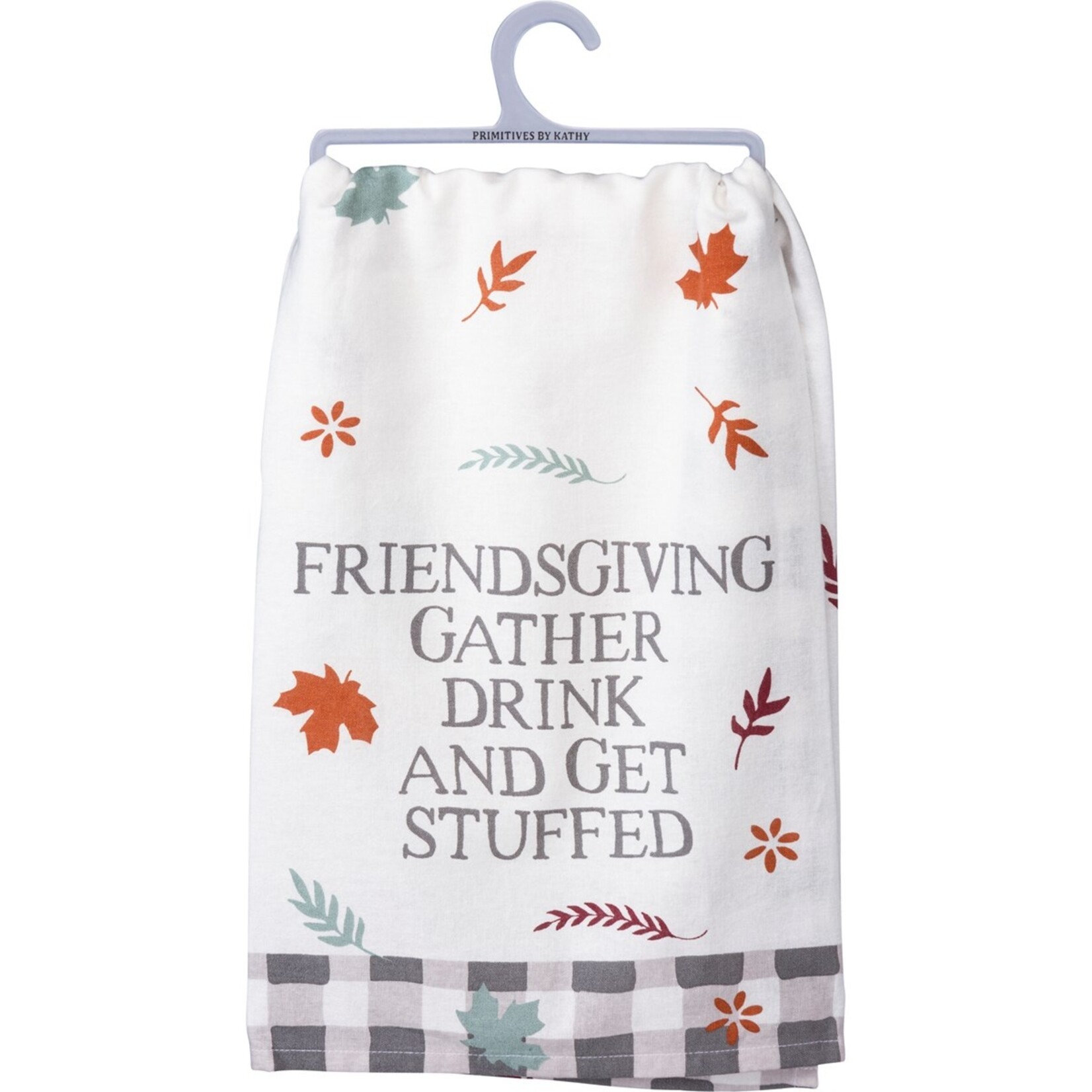Primitives by Kathy Primitives by Kathy-Friendsgiving Gather Get Stuffed Kitchen Towel