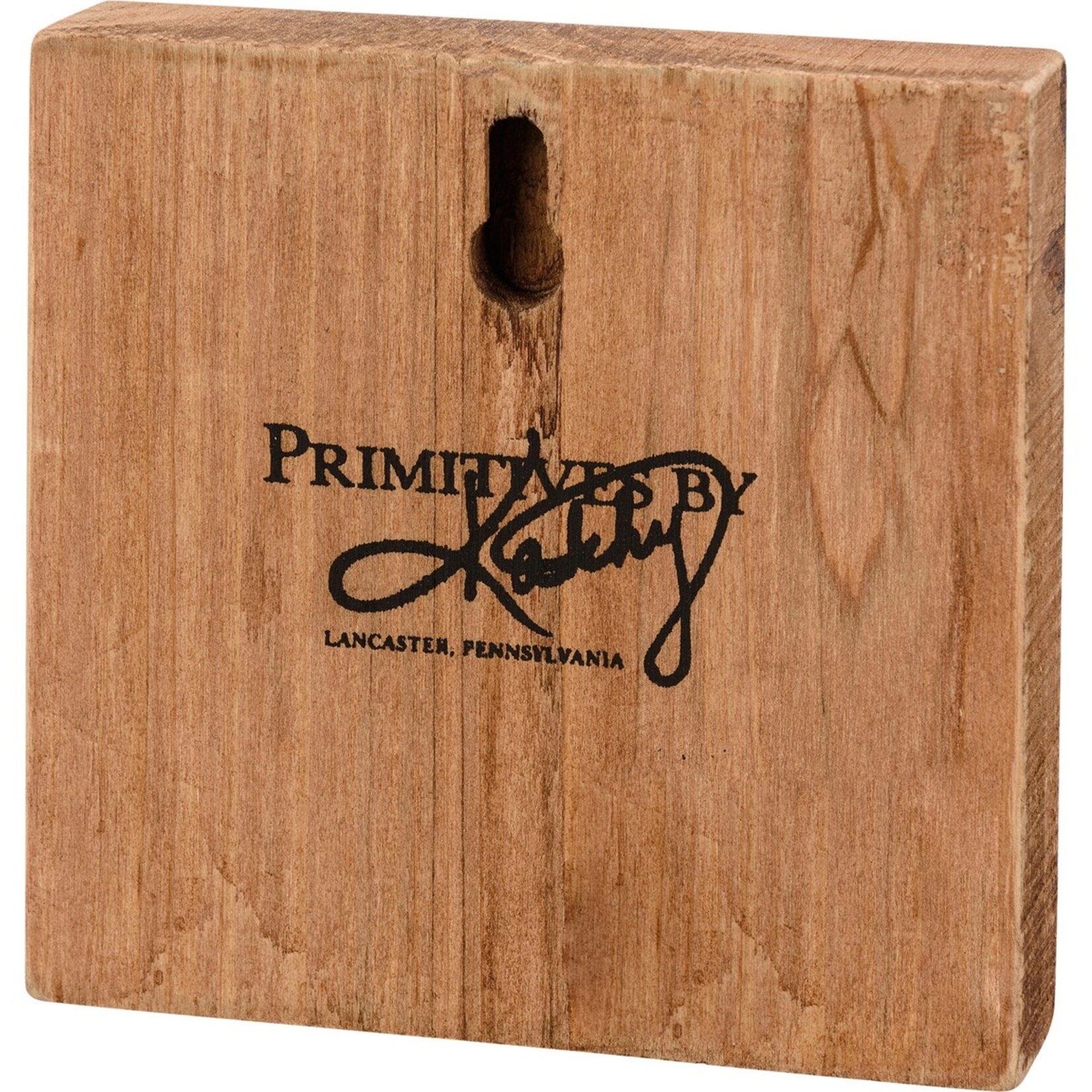 Primitives by Kathy Primitives by Kathy Owl Block Sign