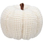 Primitives by Kathy Knitted White Pumpkin