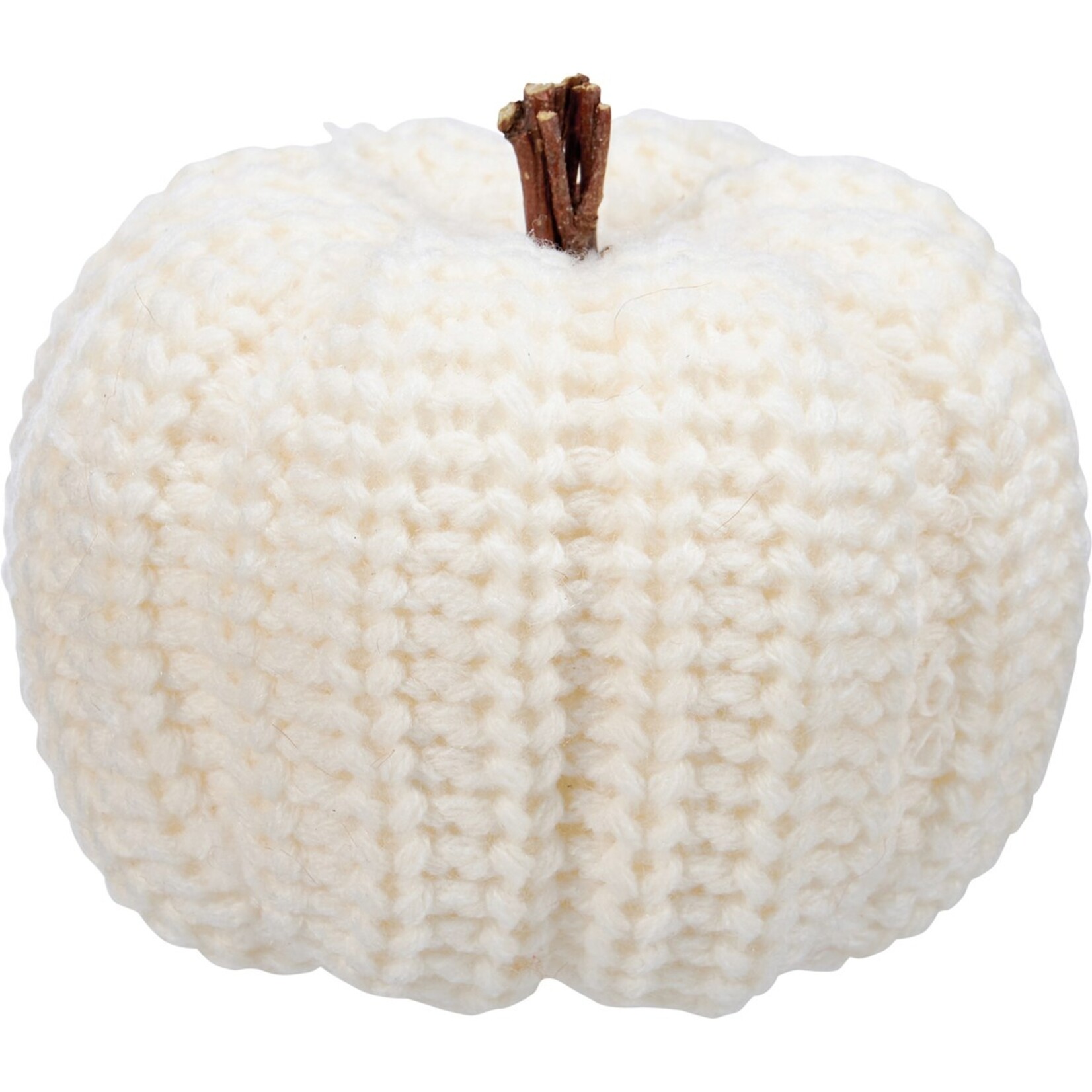 Primitives by Kathy Primitives by Kathy-Knitted White Pumpkin
