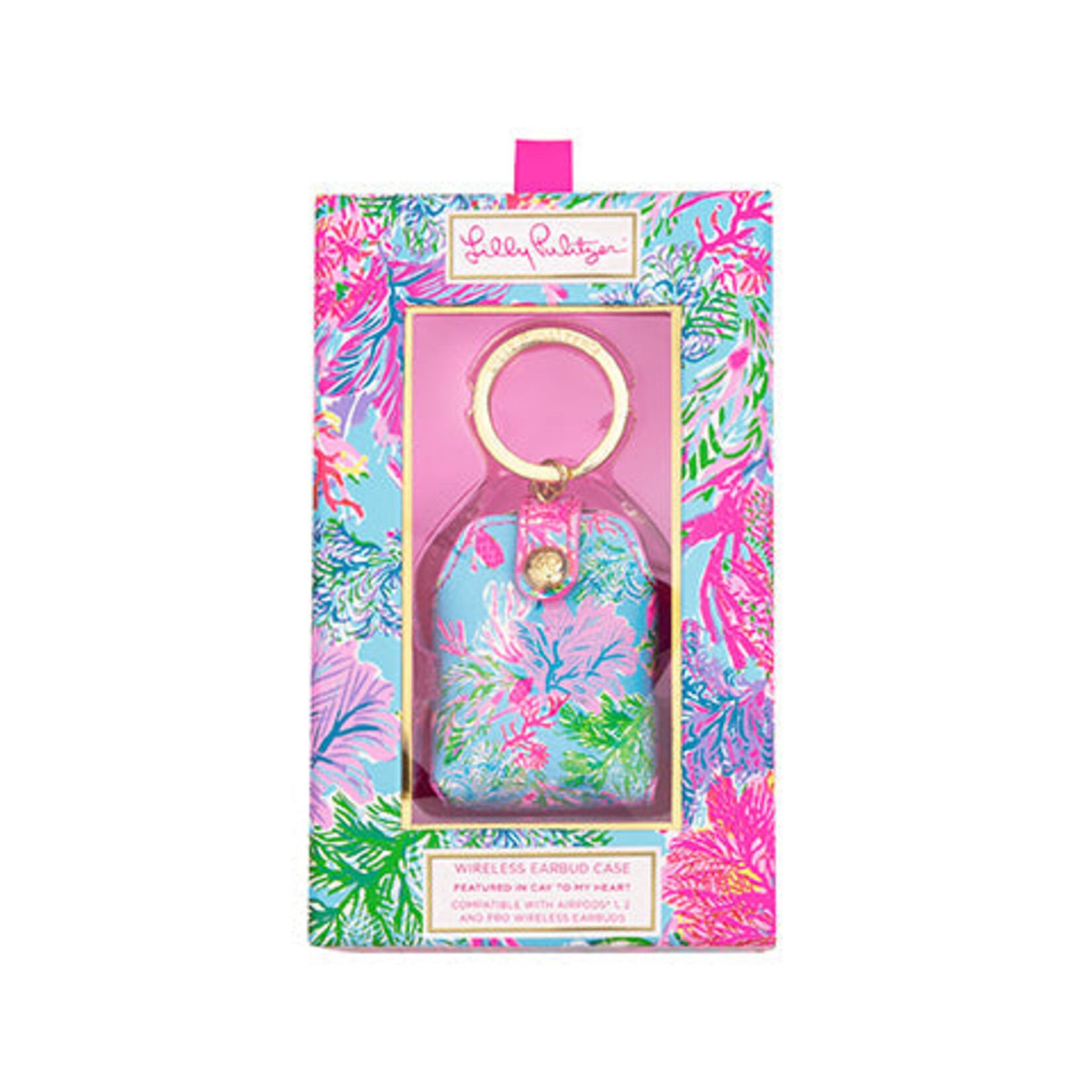 Lilly Pulitzer Lilly Pulitzer Wireless Earbud Case-Cay To My Heart