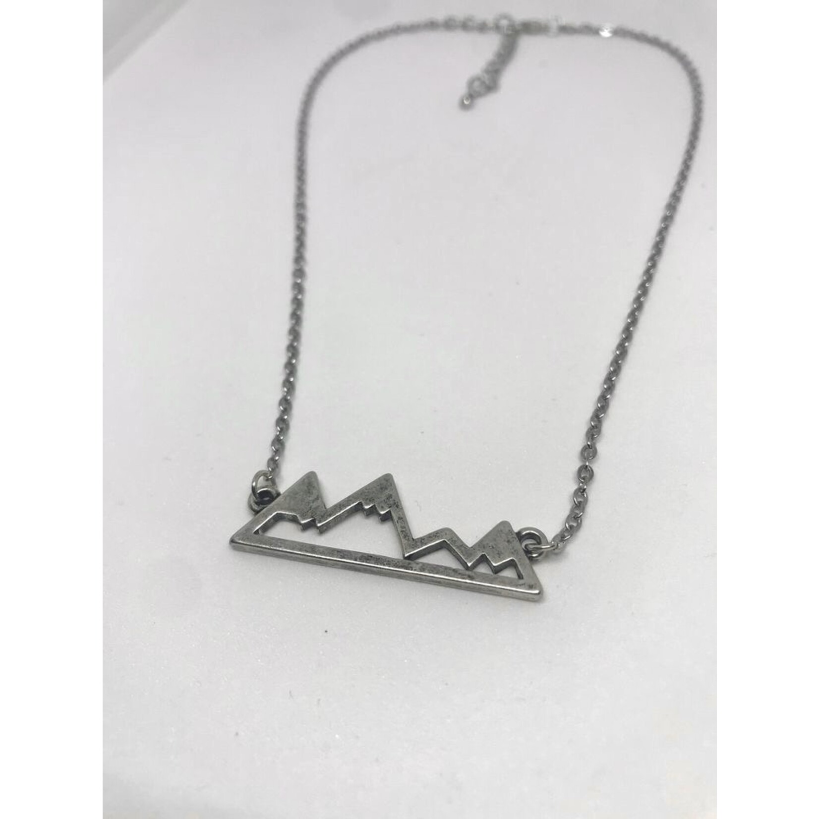 Valley Menagerie Valley Menagerie Antique Silver Mountain Necklace