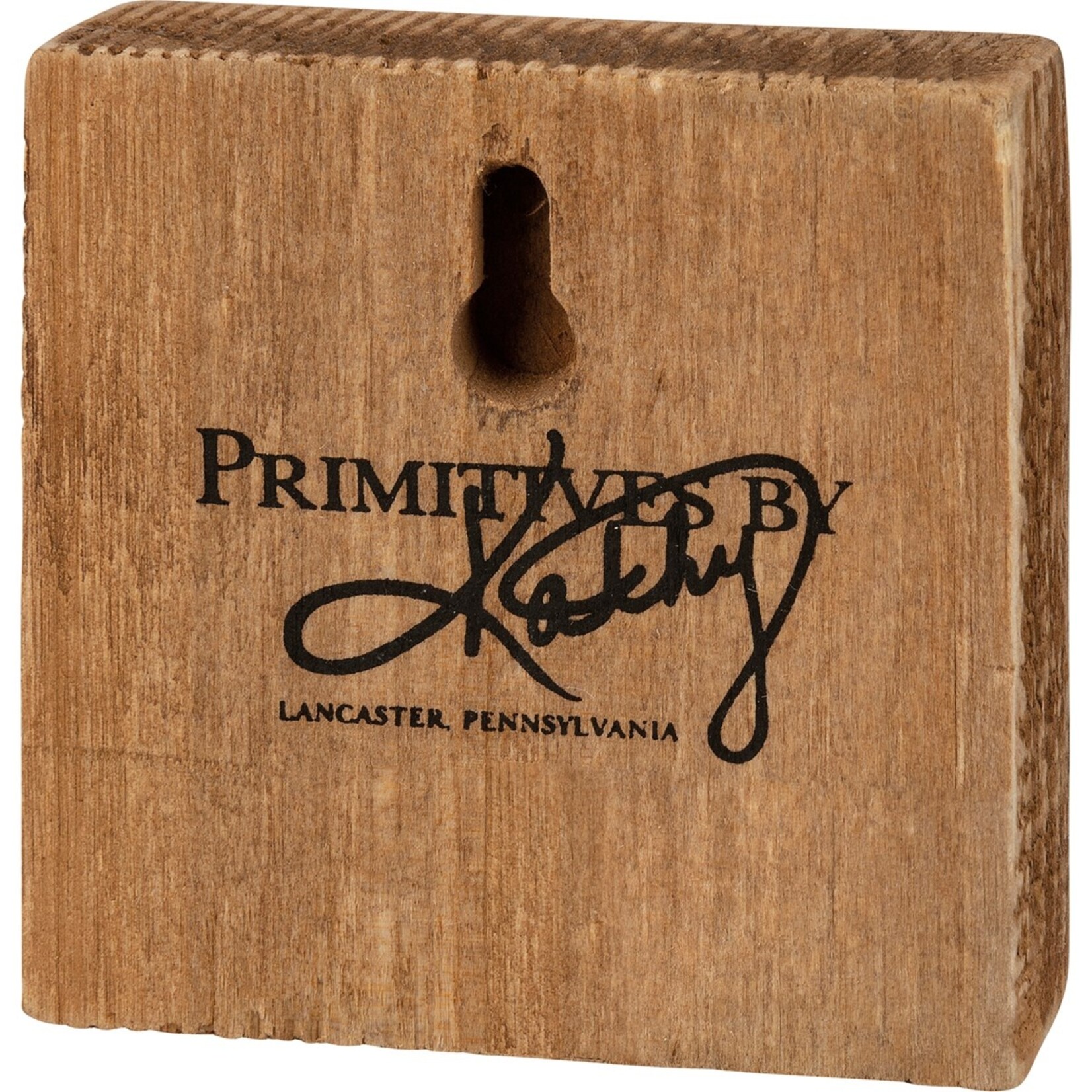 Primitives by Kathy Primitives by Kathy- Snowman Block Sign