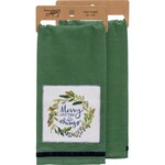 Primitives by Kathy Merry Everything Happy Always Kitchen Towel