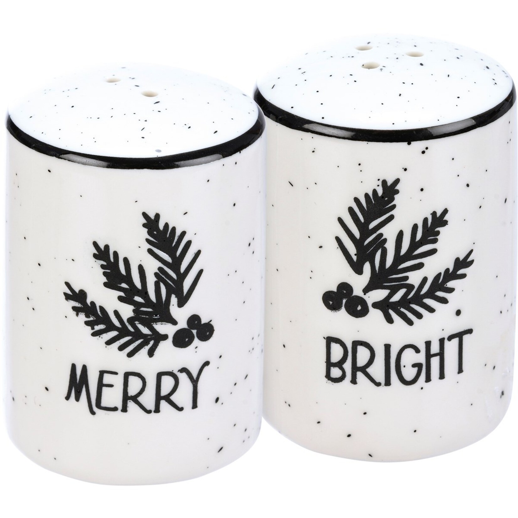 Primitives by Kathy Primitives by Kathy- Merry Bright Salt And Pepper Set