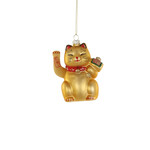 Cody Foster Beckoning Lucky Cat Ornament